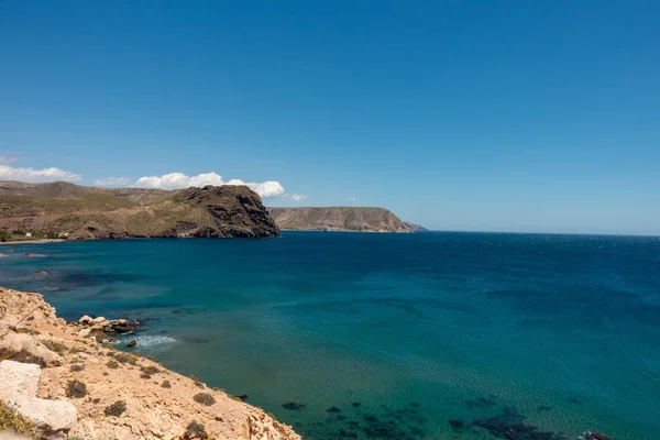 Kust Zwarten Van Almeria Spanje — Stockfoto