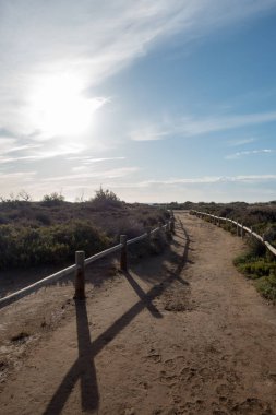 Sunrise Genoveses Cabo de Gata, İspanya plaj