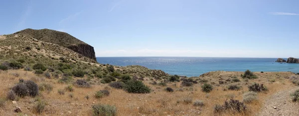 Hegyi Tengeri Szobrok Cabo Gata Spanyolország — Stock Fotó