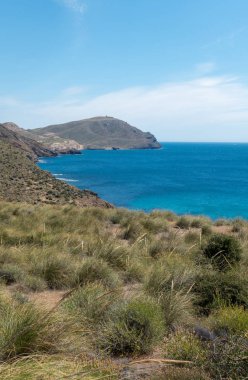 Dağ ve deniz Cabo de Gata, İspanya heykelleri