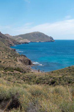 Dağ ve deniz Cabo de Gata, İspanya heykelleri