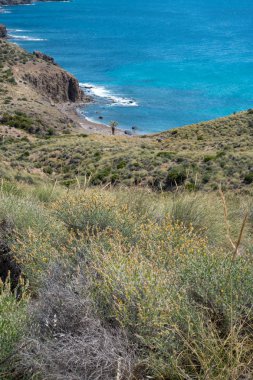 Dağ ve deniz Cabo de Gata, İspanya heykelleri