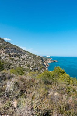 Sahil ve dağın içinde Peniscola, Castellon