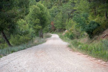 Avuç içi altında mavi gökyüzü, İspanya çöl