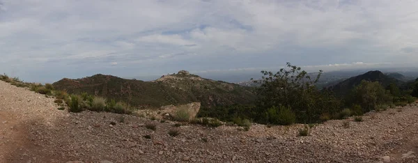 Mer Méditerranée Depuis Désert Des Palmiers Benicassim Espagne — Photo