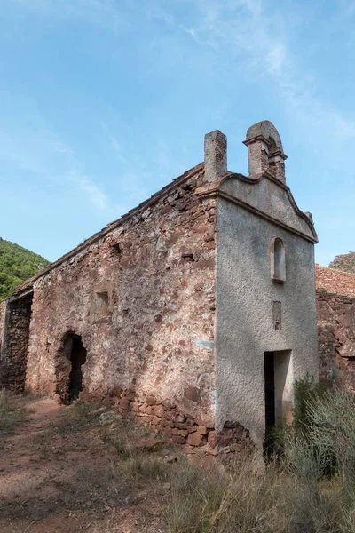 Una Casa Abandonada Medio Del Bosque España — Foto de Stock