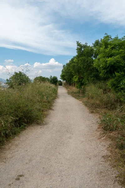 Camino Santiago Vrcholu Odpuštění Španělsko — Stock fotografie