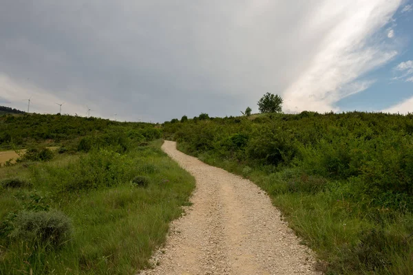 Camino Santiago Auf Dem Höhepunkt Der Vergebung Spanien — Stockfoto