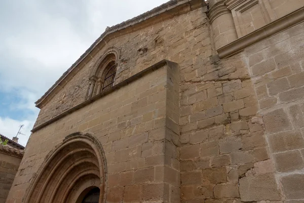 Kyrkan Och Bell Tower Villamayor Vägen Till Santiago Spanien — Stockfoto