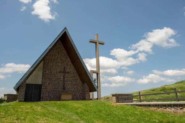 Hermitage San Salvador Santiago Roncesvalles Giden Yolda — Stok fotoğraf