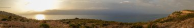 Oropesa içinde bir gündoğumu panoramik formatta