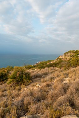 Bir gündoğumu Mar Oropesa del renega içinde