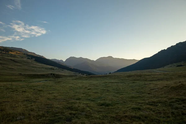 Βουνά Στην Baqueira Καλοκαίρι Valle Aran — Φωτογραφία Αρχείου