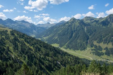 Aran Valley, Pyrenees, İspanya Bonaigua dağlarında
