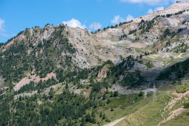 Aran Valley, Pyrenees, İspanya Bonaigua dağlarında