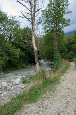 Nehir aran vielha, İspanya yanındaki vadisinde
