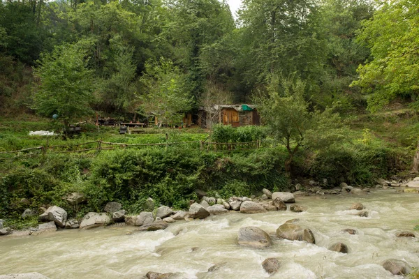 Rivier Vallei Aran Naast Vielha Spanje — Stockfoto