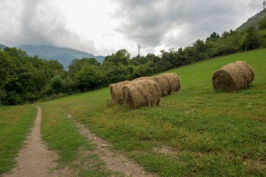 Lleida, İspanya aran Vadisi Dağları arasında