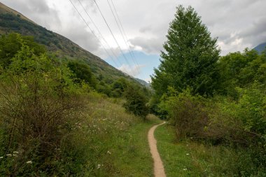 Lleida, İspanya aran Vadisi Dağları arasında