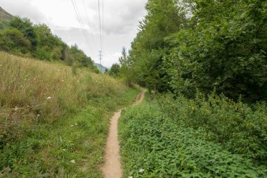 Lleida, İspanya aran Vadisi Dağları arasında