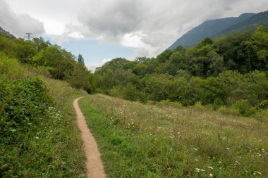 Lleida, İspanya aran Vadisi Dağları arasında