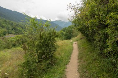 Lleida, İspanya aran Vadisi Dağları arasında