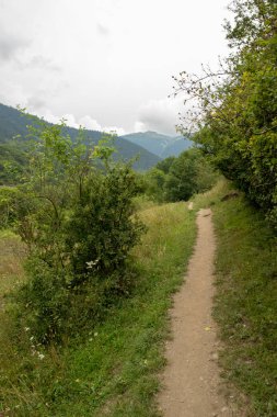 Lleida, İspanya aran Vadisi Dağları arasında
