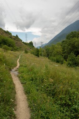 Lleida, İspanya aran Vadisi Dağları arasında