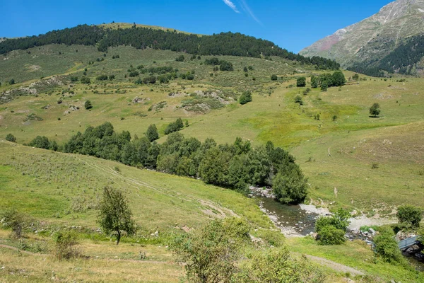 Droga Montgarri Przez Góry Aran Valley Hiszpania — Zdjęcie stockowe
