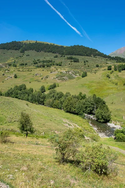 Montgarri Yolu Spanya Nın Aran Vadisi Nden Geçiyor — Stok fotoğraf