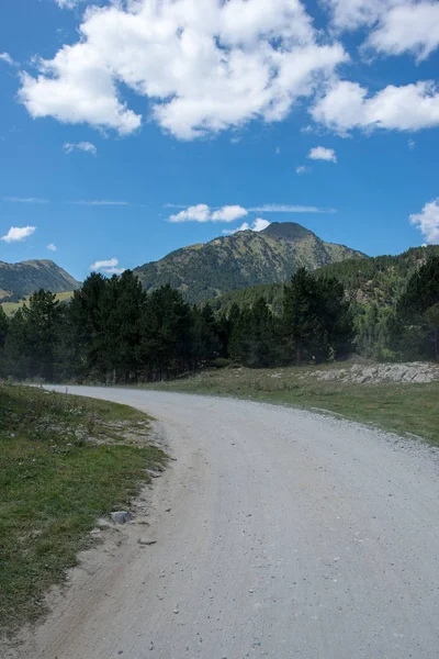 Ποταμού Στο Δρόμο Προς Montgarri Από Την Κοιλάδα Του Aran — Φωτογραφία Αρχείου