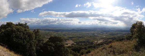 Panoramica Santo Domingo Calzada Camino Santiago España —  Fotos de Stock