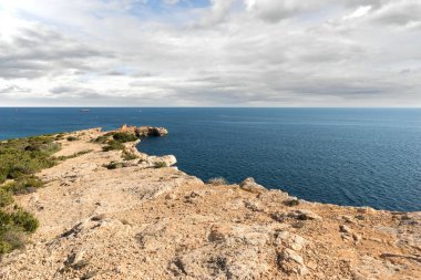 Cape Martinet Ibiza Adası Baleares, İspanya