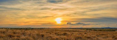 Bir gün batımı daimiel, İspanya tablolar tarafından