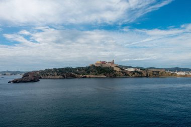 Ibiza kasaba Akdeniz deniz, İspanya