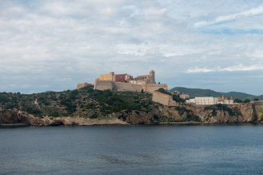 Ibiza kasaba Akdeniz deniz, İspanya