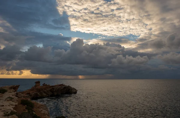 Nascer Sol Cap Martinet Ilha Ibiza Espanha — Fotografia de Stock