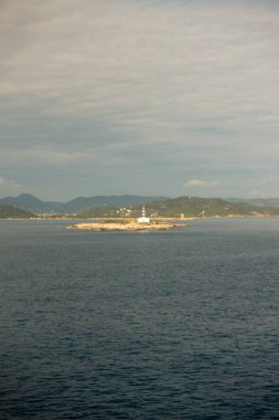 Ibiza, İspanya, adada deniz fenerinden
