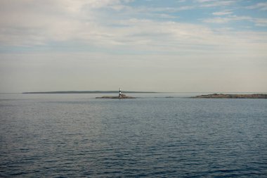 Denizden İspanya görülen Ibiza Adası