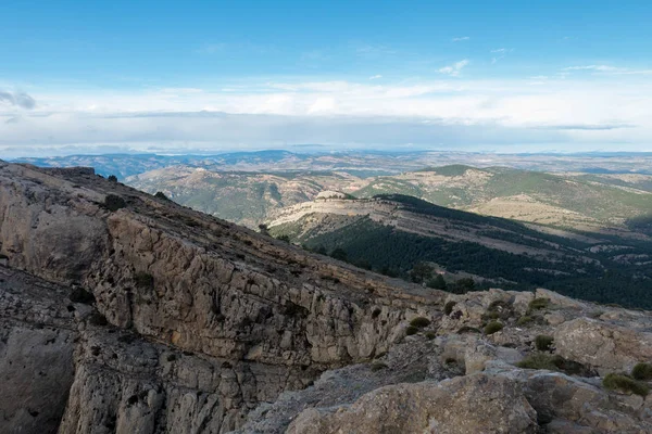 stock image Views from the penagolosa peak in Castellon, Spain