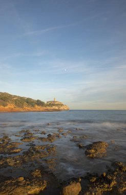 Günbatımı oropesa del mar Castellon, İspanya