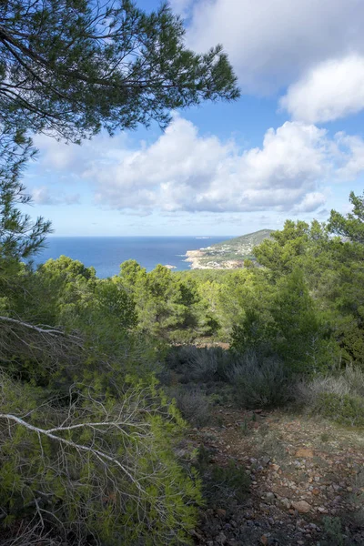 Ansichten Aus Der Perspektive Der Vedra Ibiza Spanien — Stockfoto