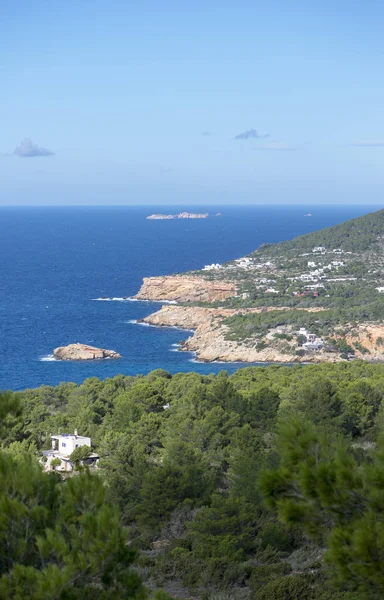 Uitzicht Vanuit Het Oogpunt Van Vedra Ibiza Spanje Spanje — Stockfoto