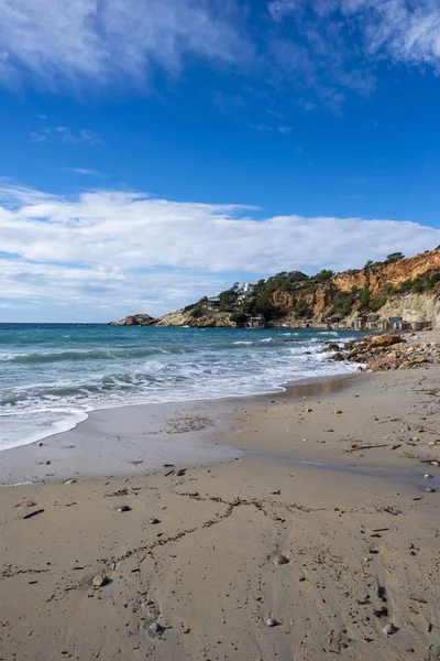 Playa Cala Hort Ibiza España — Foto de Stock