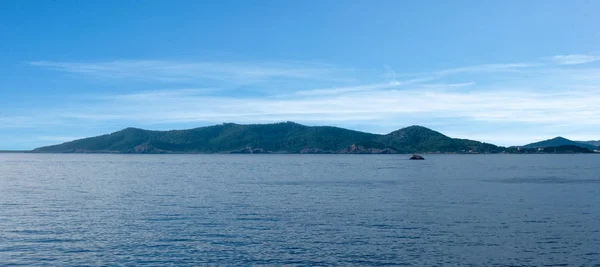 Costa Isla Ibiza Desde Barco España —  Fotos de Stock