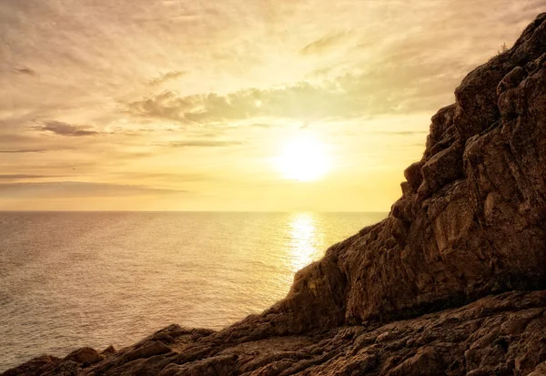 Lever Soleil Sur Costa Brava Gérone Espagne — Photo