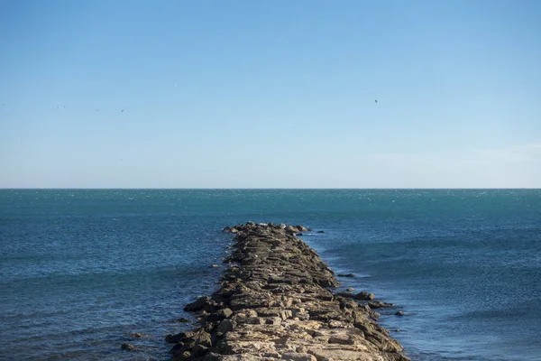 Sahile ametlla de Mar Tarragona, İspanya