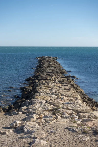 Sahile ametlla de Mar Tarragona, İspanya