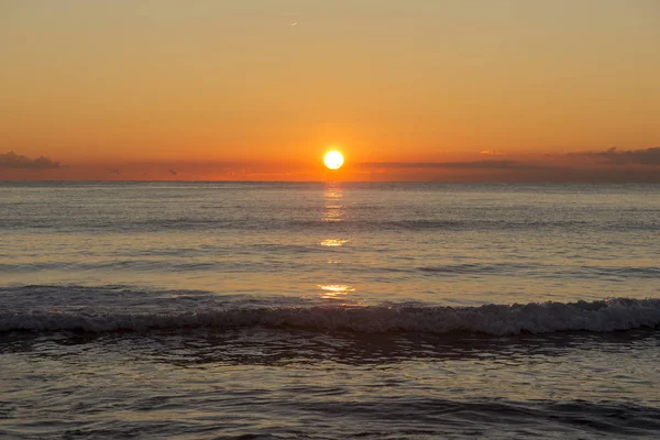 Схід Сонця Пляжі Denia Аліканте Іспанія — стокове фото