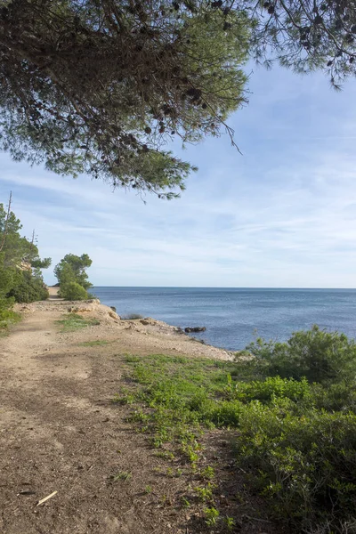 Sahile l'ametlla de mar sahil tarragona üzerinde İspanya